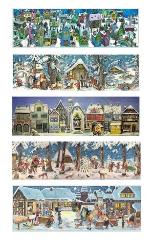 Panorama adventskalender karte - panorama,