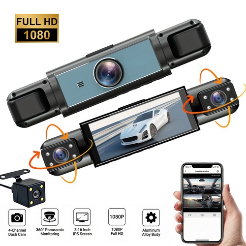 4ch dashcam 1080p - 4ch,